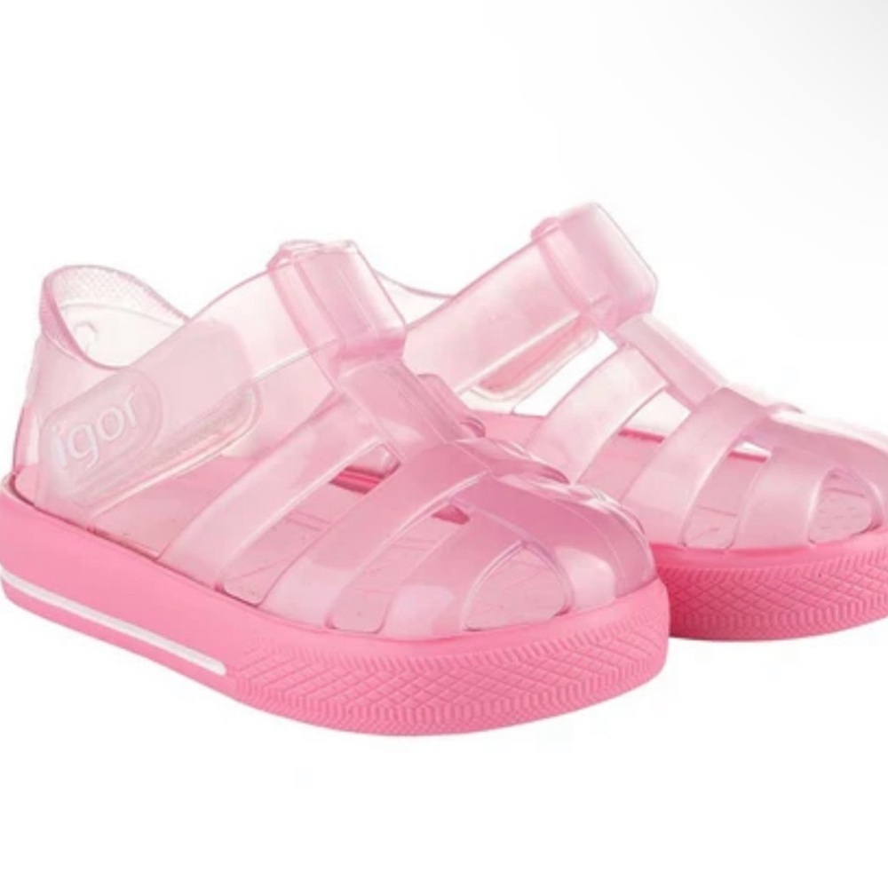 Igor Kids Light Pink Jelly Sandals